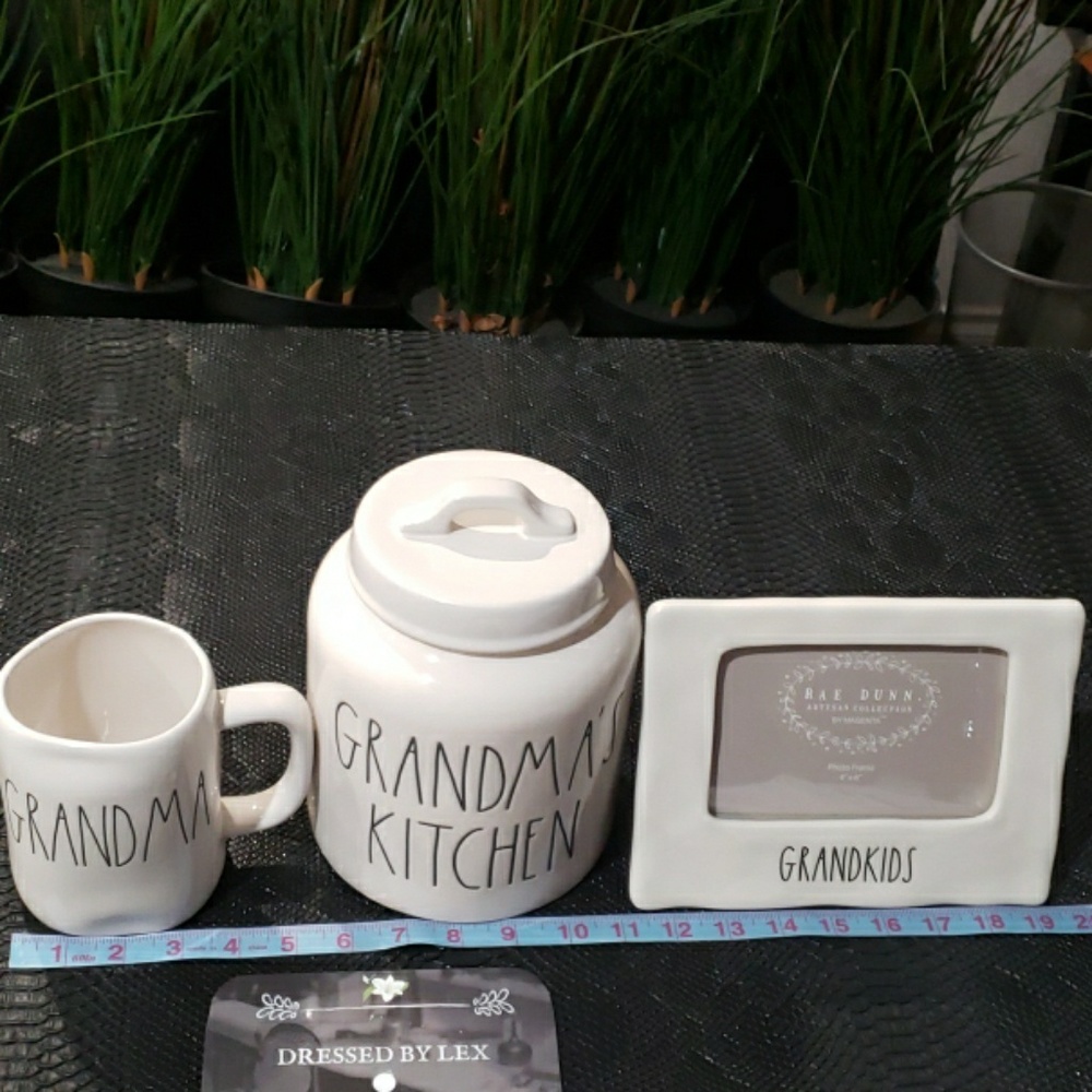 Grandmas Favorite Gift !! Rae Dunn 3set GRANDMA - Picture 6 of 6